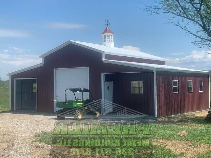 Metal barn