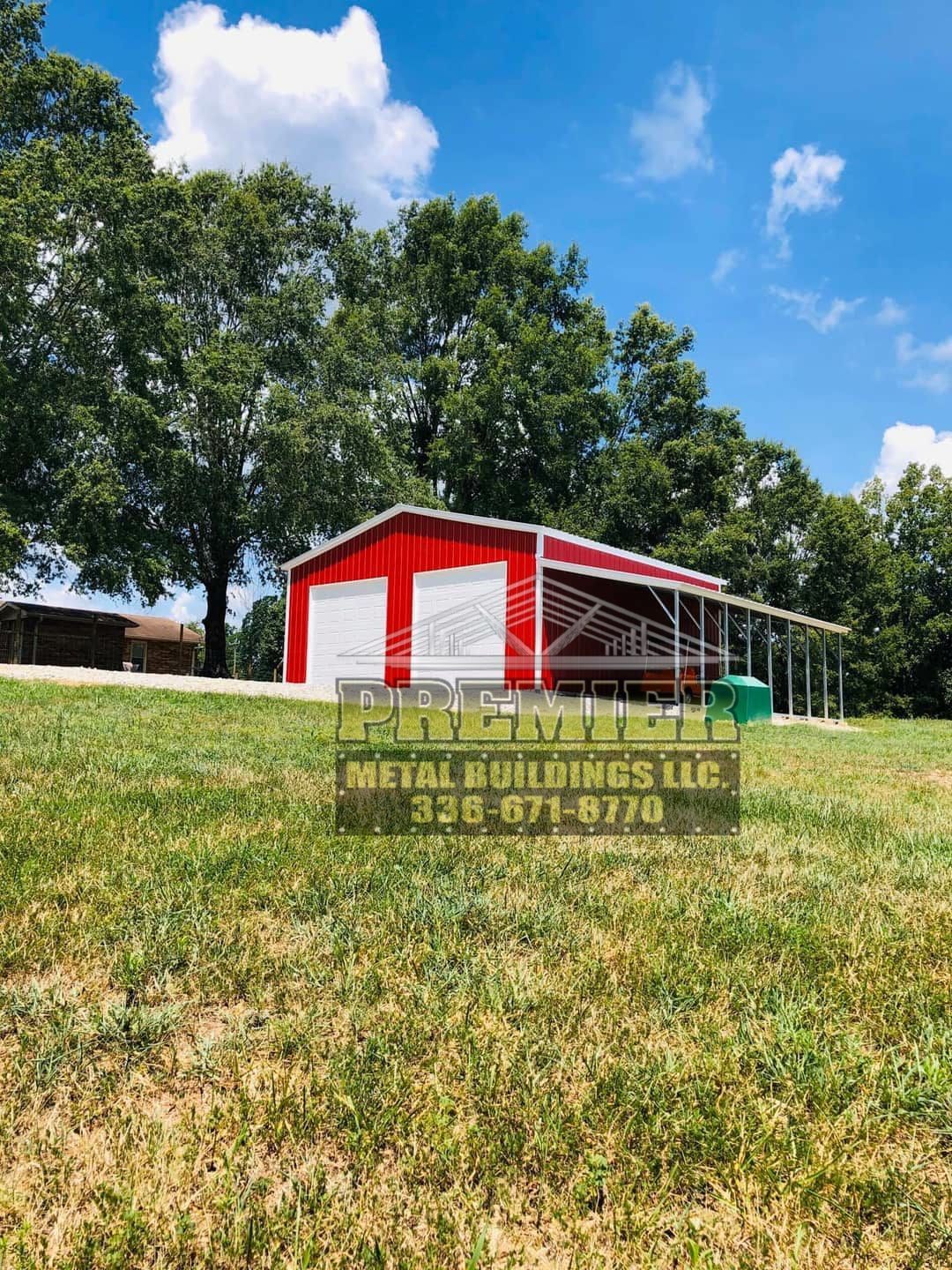 Metal building and RV cover