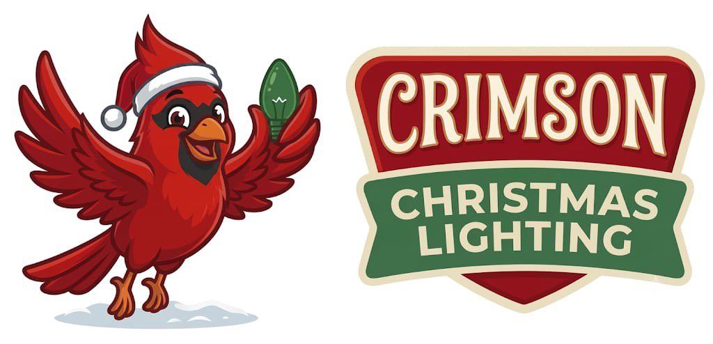 Crimson Christmas Lighting Logo