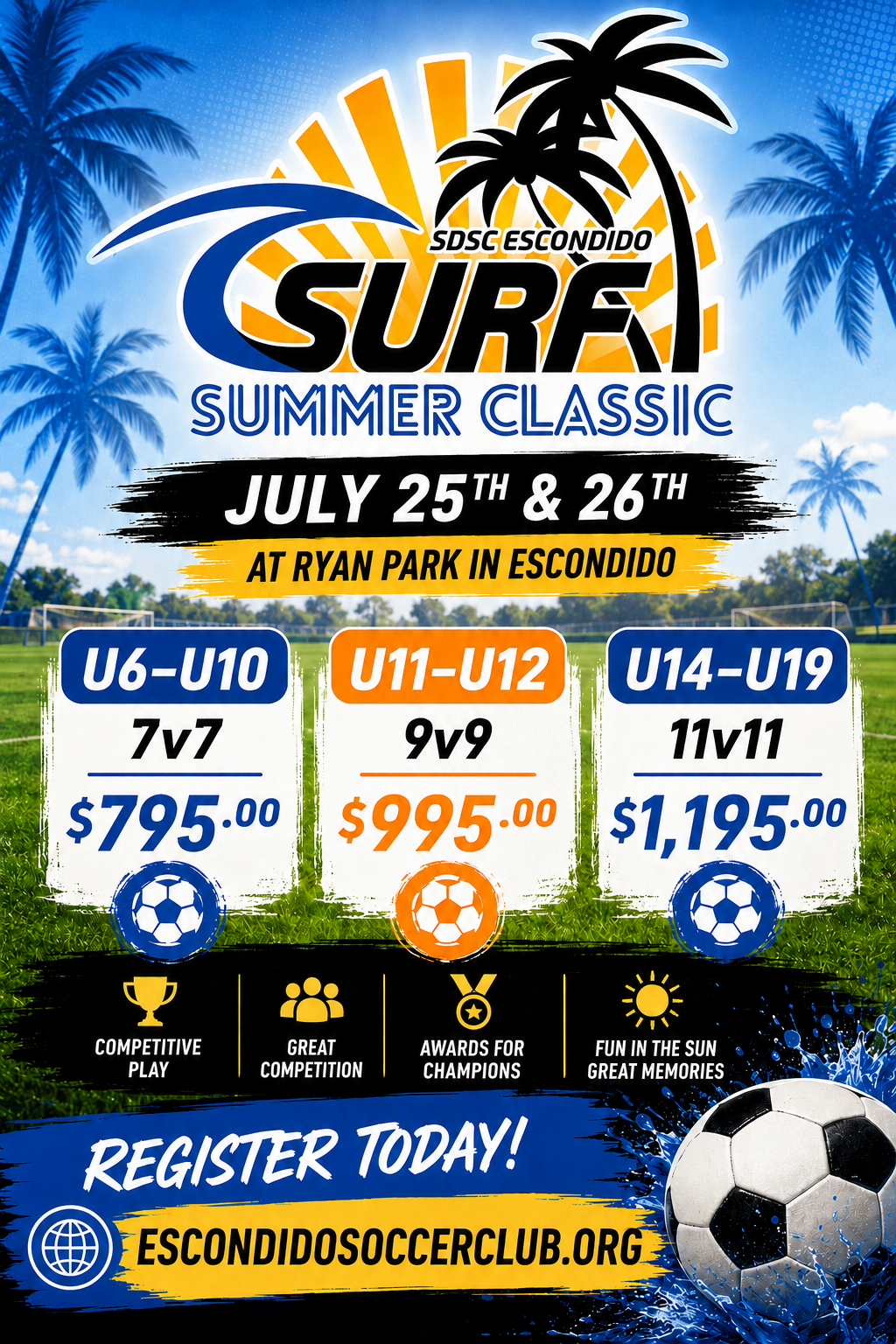 Surf Summer Classic Flyer