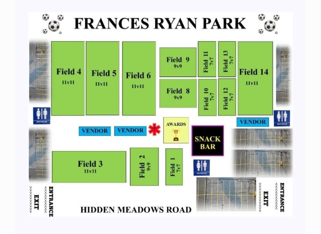 Surf Summer Classic Field Map 2025
