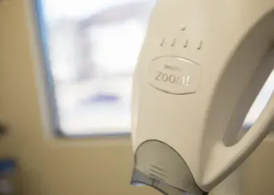 White Philips Zoom! teeth whitening machine.