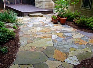 Natural stone paver