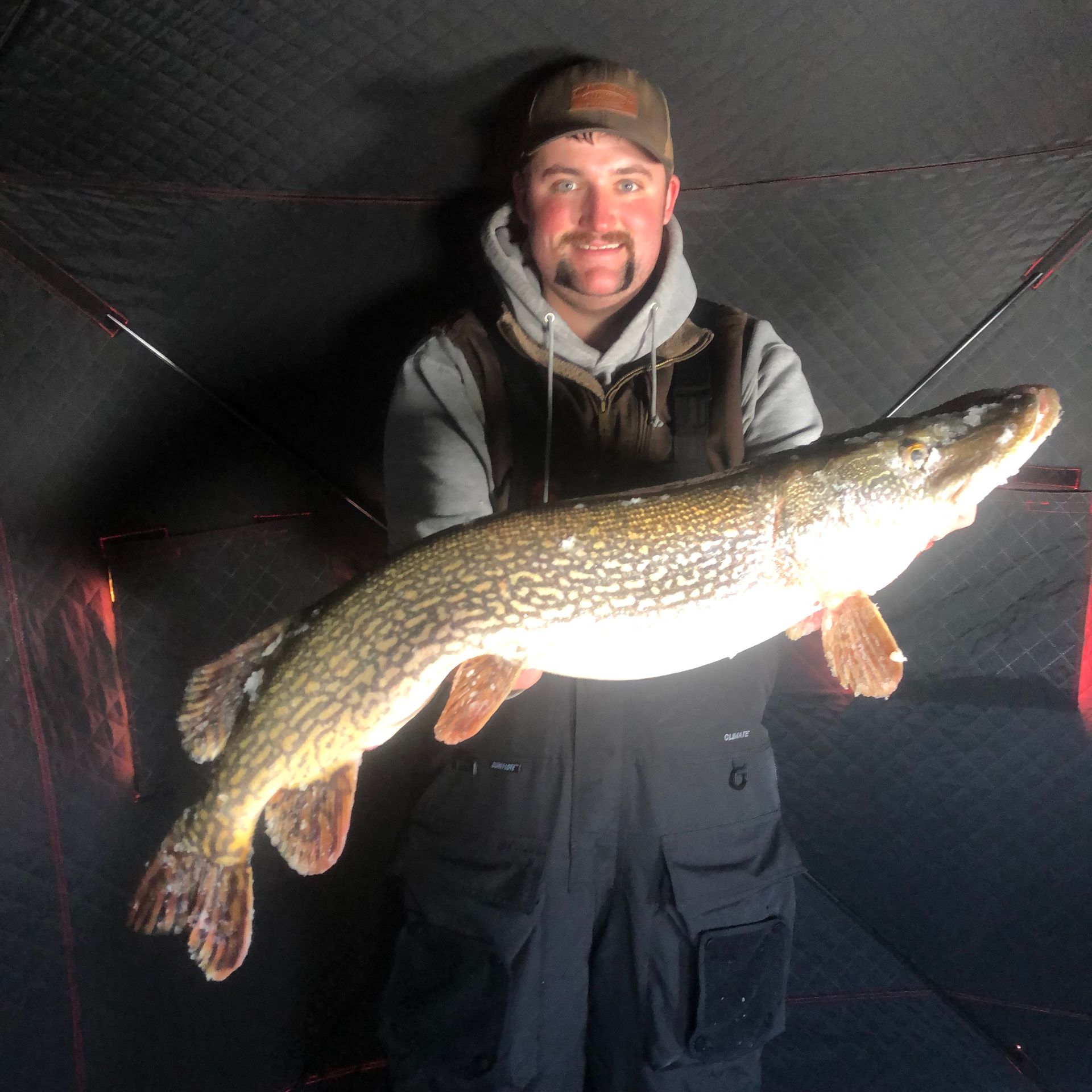 Luke nice northern ice fishing 2024