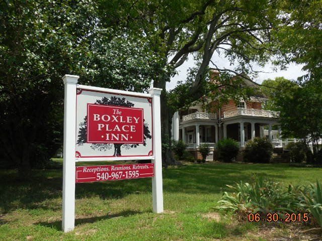 The Boxley Place Inn sign
