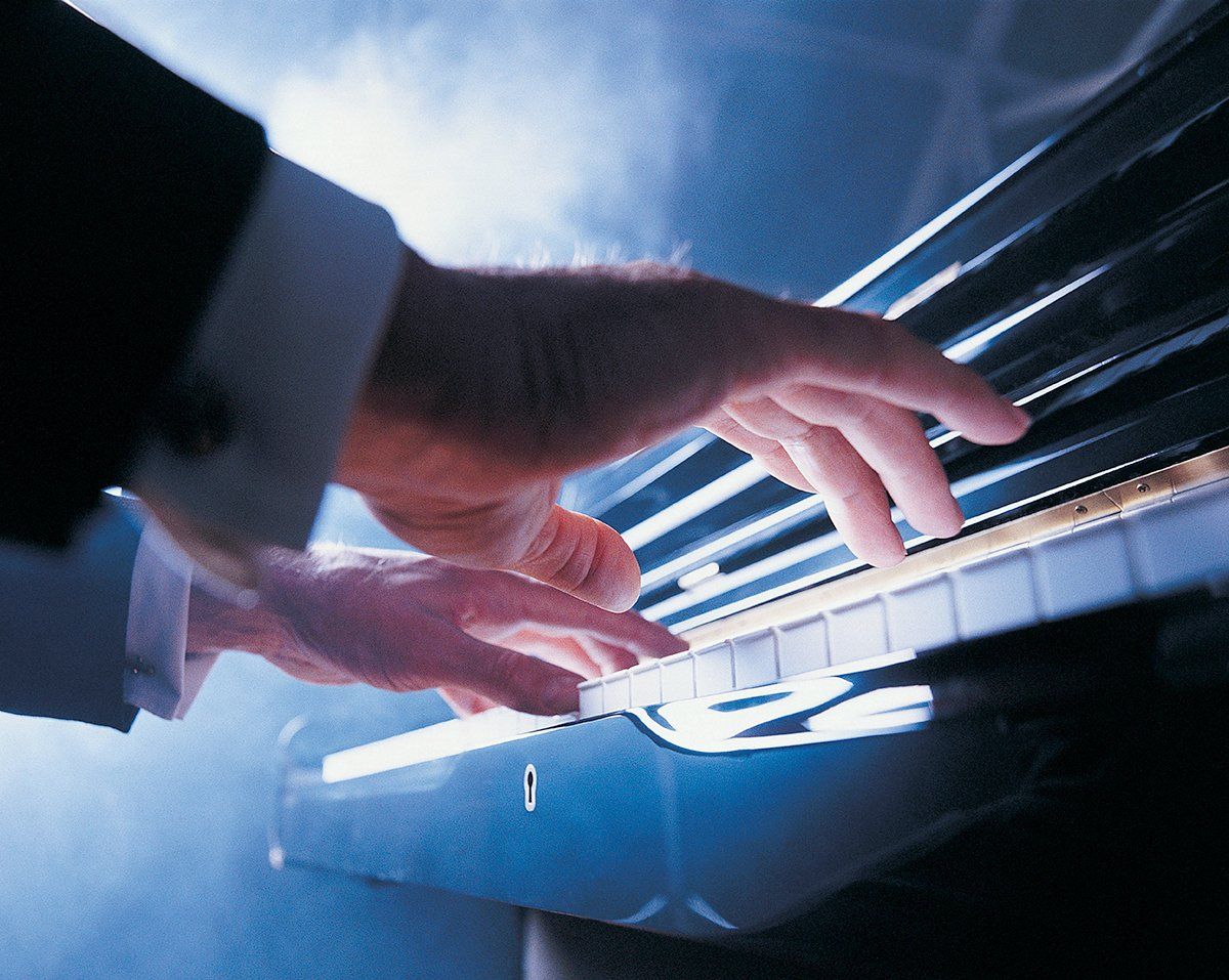 Piano playing