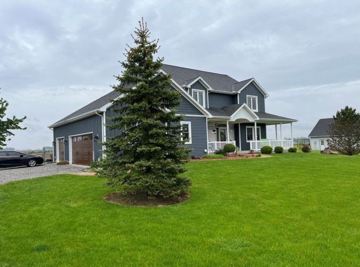 Woodhouse and a pine tree