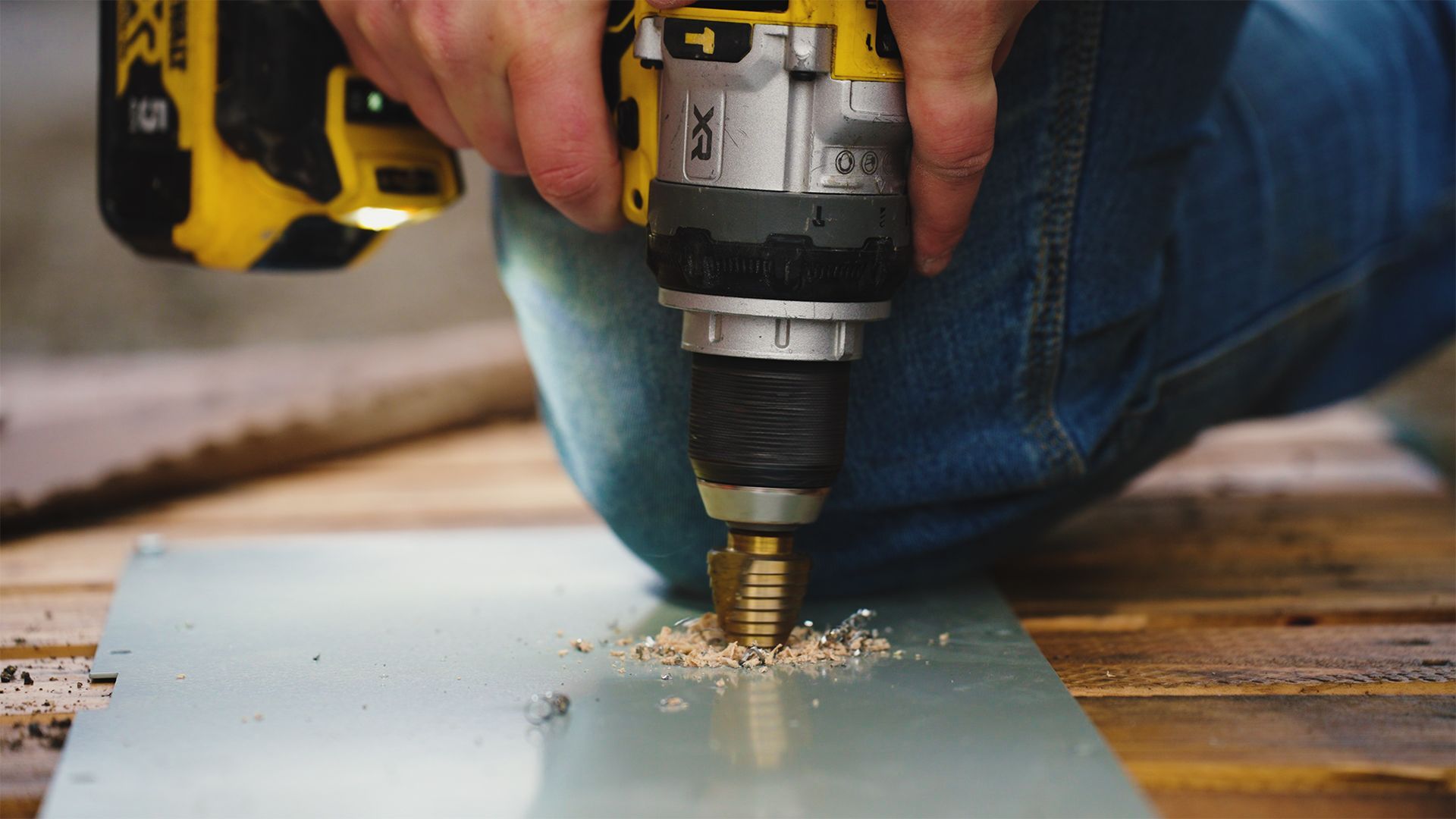 Yellow and black drill 