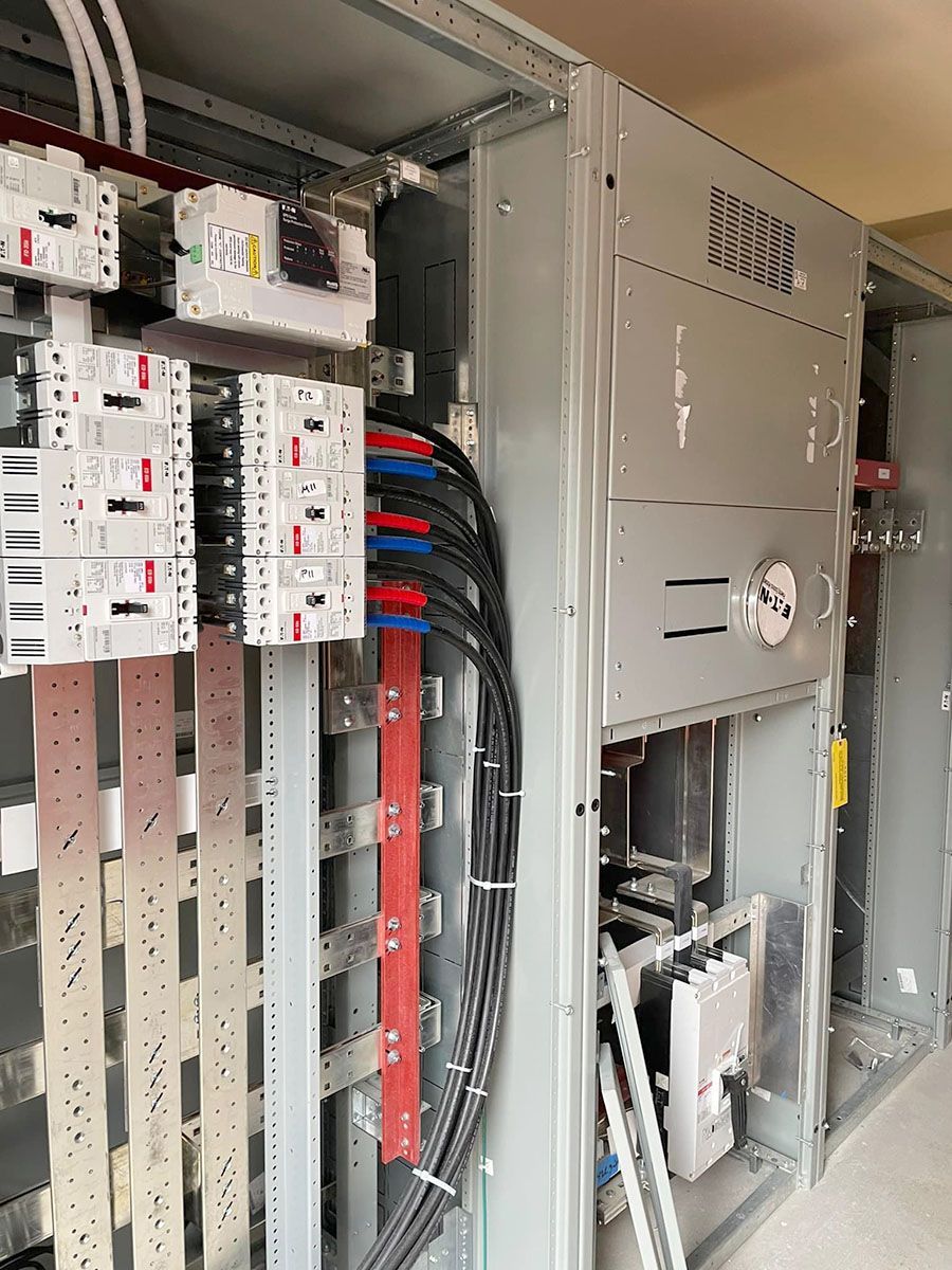 New commercial electrical panel