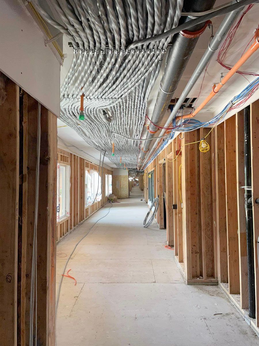 Properly installed electrical wirings