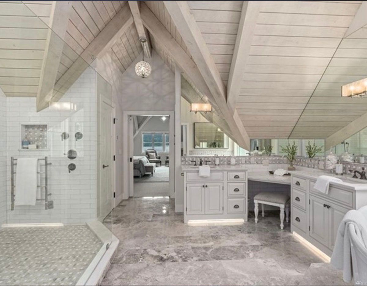 Elegant well-lighted house interior