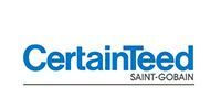 CertainTeed Saint-Gobain logo in blue and gray on white background