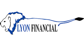 Lion logo with the words