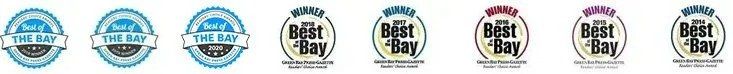 Best of The Bay Winner badges