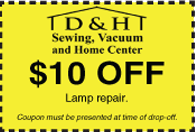 Lamp repair coupon