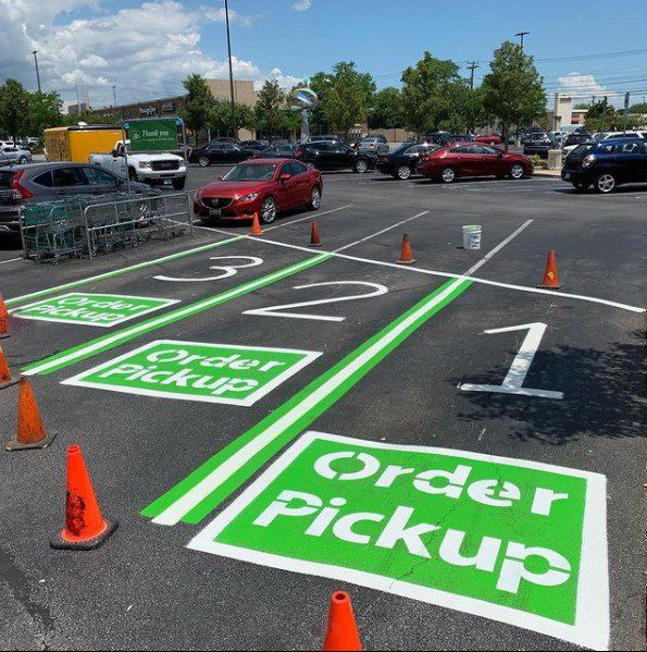 After - Stenciling and strip lining