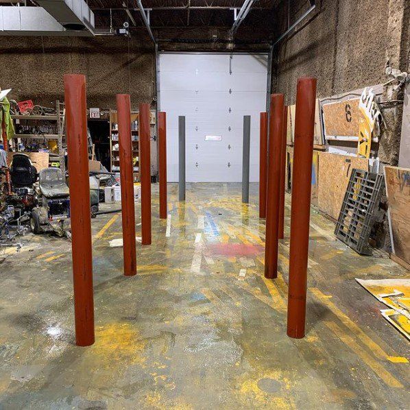 Before - Metal paint