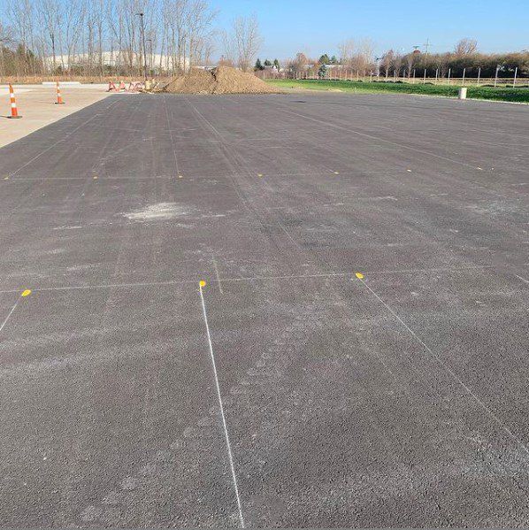 Before - Line striping