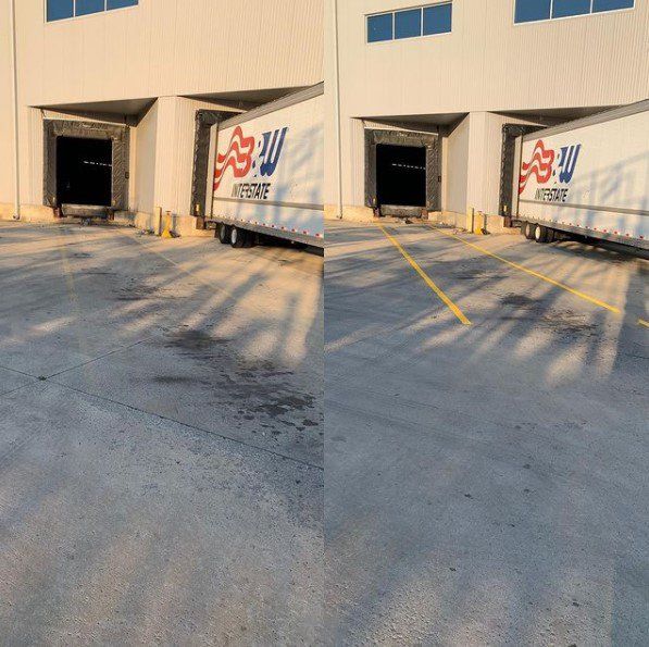 Before and After - Line striping