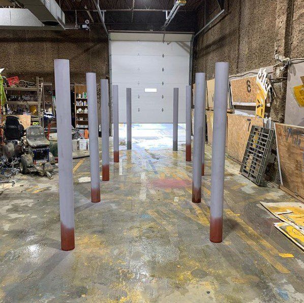 During - Metal paint