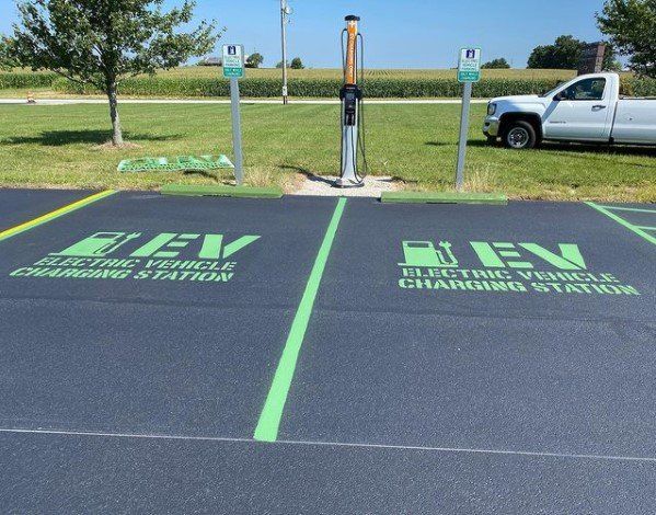 Strip lining and stenciling