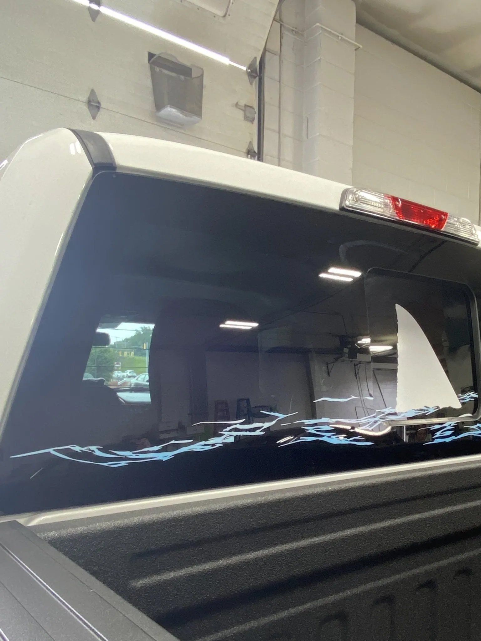 Vinyl stick on glass