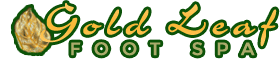 Gold Leaf Foot Spa - Logo