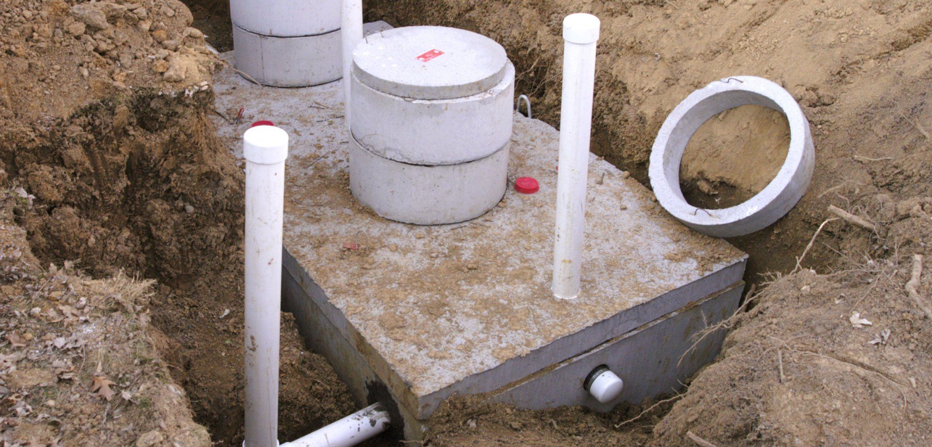 Septic tank installation