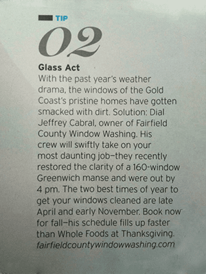 at home magazine article
