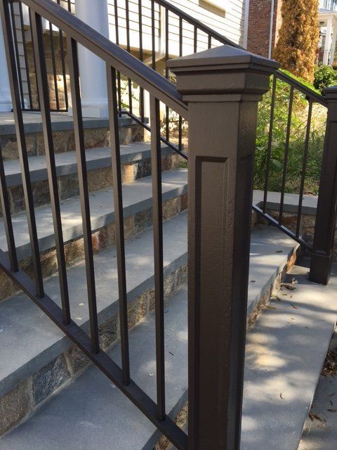 Iron steps Railings