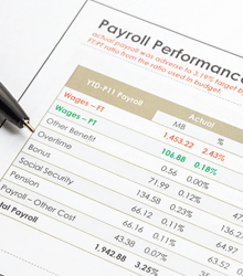 Payroll performance document