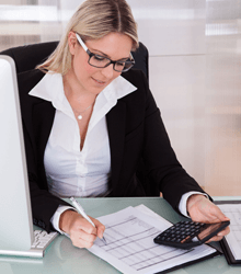 Woman accountant