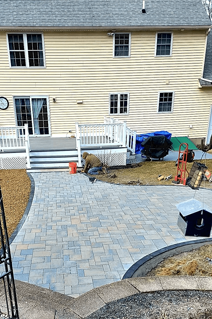 paver stone patio