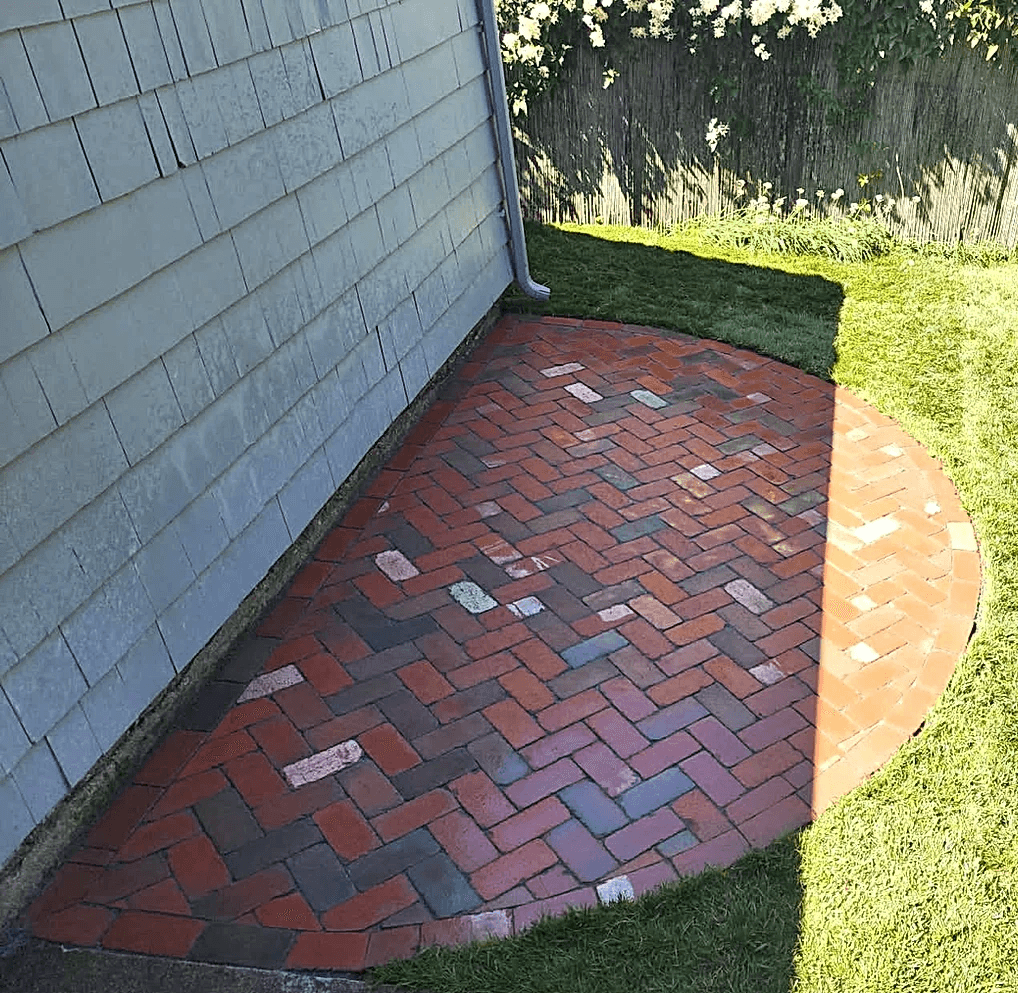 brick walkway