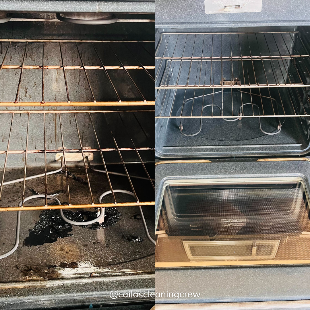 before and after oven