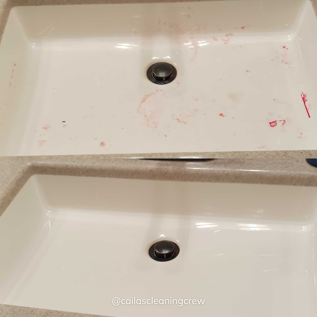 Caila's Cleaning Crew work