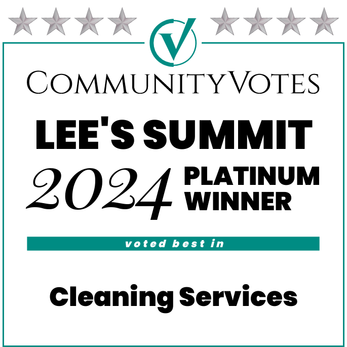 Lee's Summit 2024 Platinum Winner
Voted Best in Cleaning Services