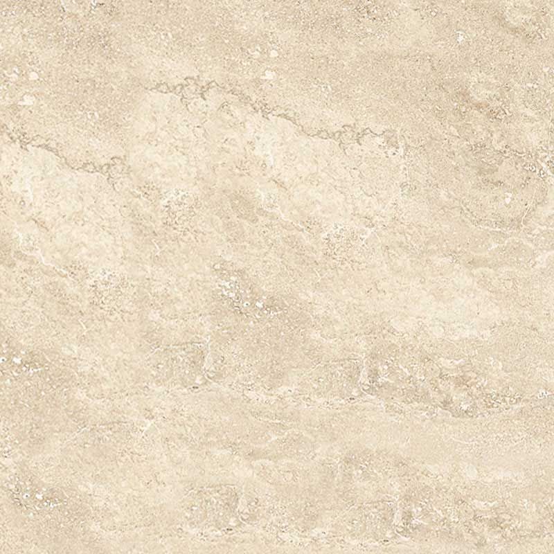 A close up of a beige tile with a marble texture.