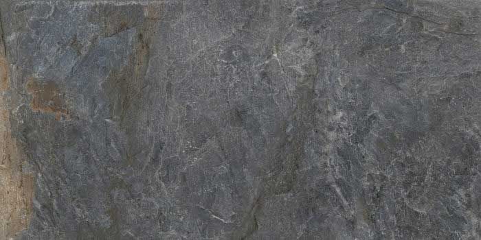 A close up of a gray tile with a marble texture.
