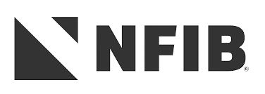 The logo for the National Federation of Independent Business (NFIB), featuring a stylized triangle icon and bold text.