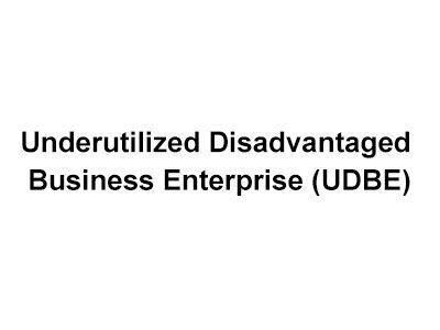Underutilized Disadvantaged Business Enterprise (UDBE) logo