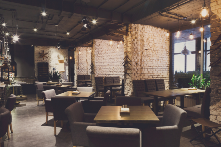 Commercial building interior