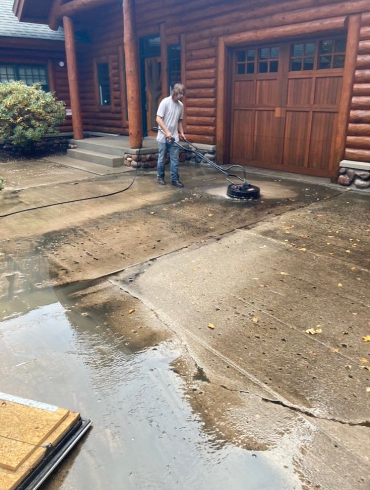 Pressure washing services after