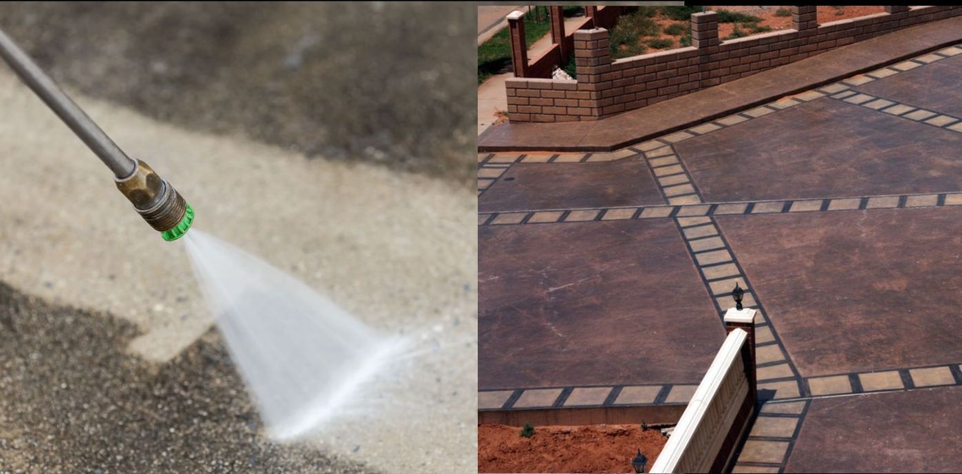 Concrete cleaning and sealing