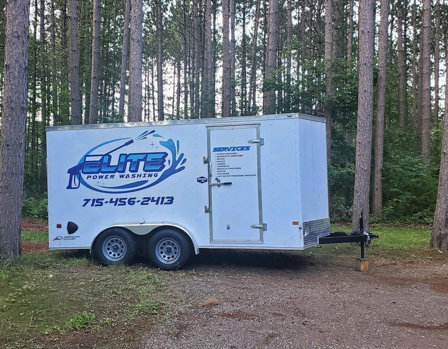 Elite Power Washing truck