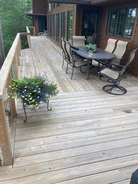 deck after