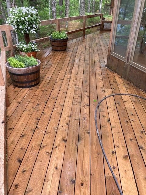 deck after