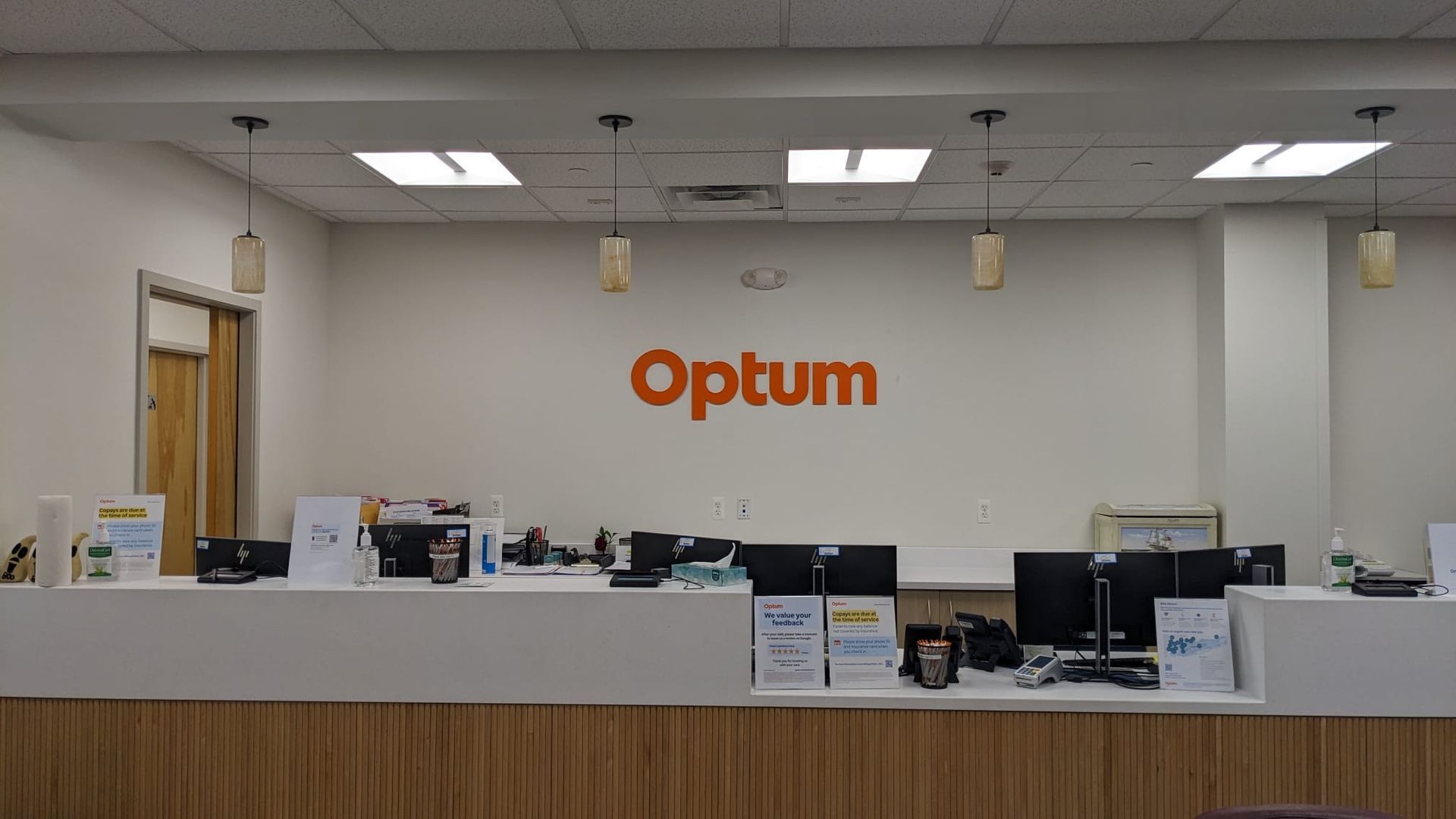 optum interior signage