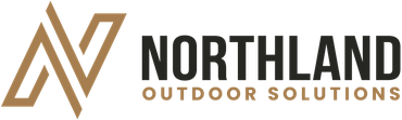 Northland Outdoor Solutions logo in black and gold on a white background