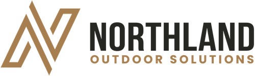 Northland Outdoor Solutions logo in black and gold on a white background